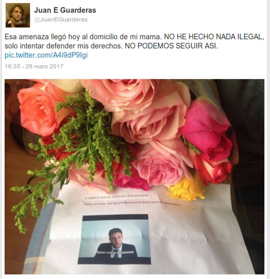 flores a Guarderas